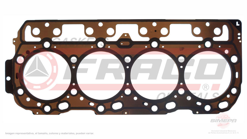 HGX-3082242-MLO - EMPAQUE DE CABEZA PARA CHEVROLET EXPRESS 2500 V8 6.6 L. DIESEL 32 V. OHV TURBO DIESEL 2006-2016