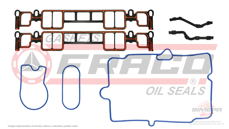 MIX-3082167 - EMPAQUE MULTIPLE DE ADMISION PARA CHEVROLET C1500 V8 5.0 L 16 V. OHV 1996-1999