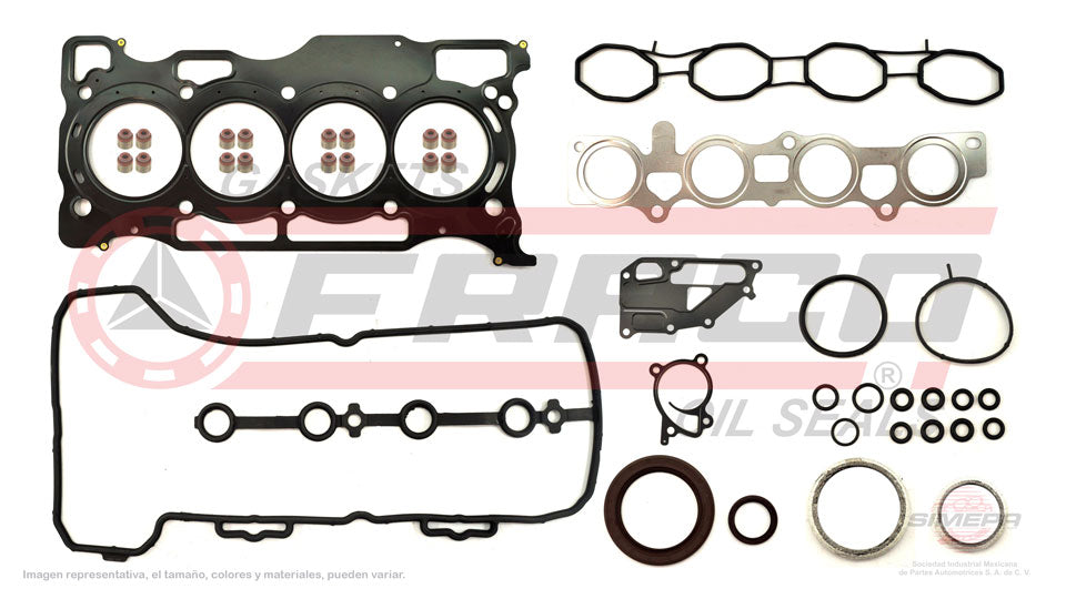 FSX-5840185 - JUEGO DE EMPAQUES PARA NISSAN MARCH L4 1.6 L 16 V. DOHC HR16DE 2008-2010