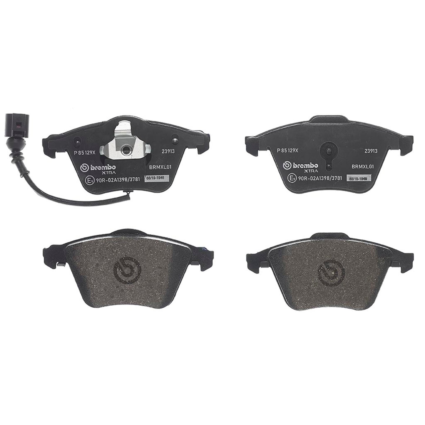 BRE-P85129X - BALATAS TRASERAS PARA SEAT LEON CUPRA 2008-2012