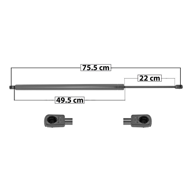 MANJ-50862 - AMORTIGUADOR CAJUELA PARA VOLKSWAGEN EUROVAN 2003-2010 DERECHA/IZQUIERDA TRASERO