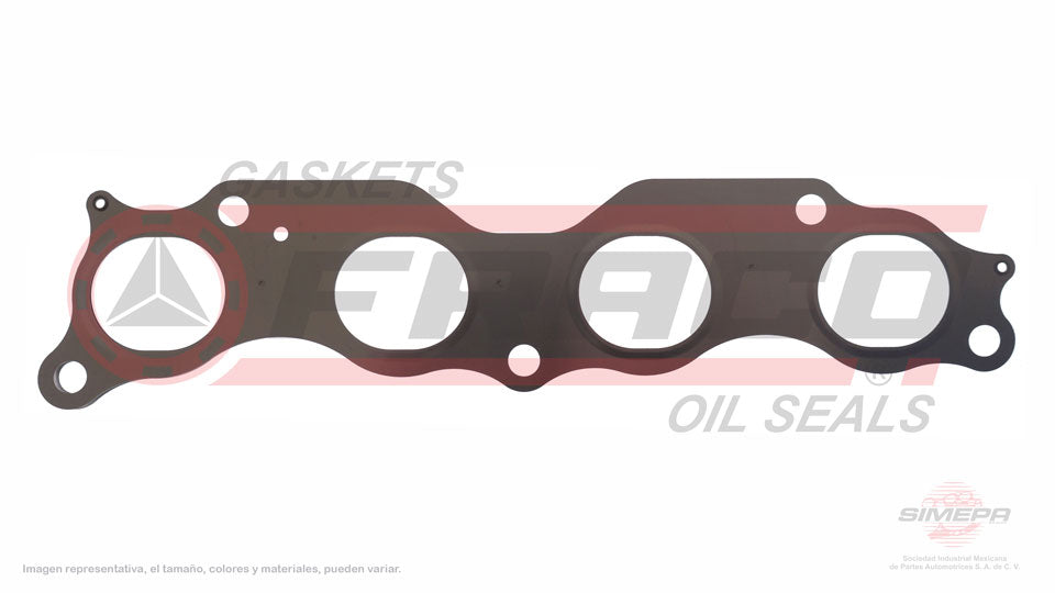 MEX-3540210 - EMPAQUE MULTIPLE DE ESCAPE PARA ACURA RSX L4 2.0 L 16 V. DOHC K20/A2A3Z1 2002-2006