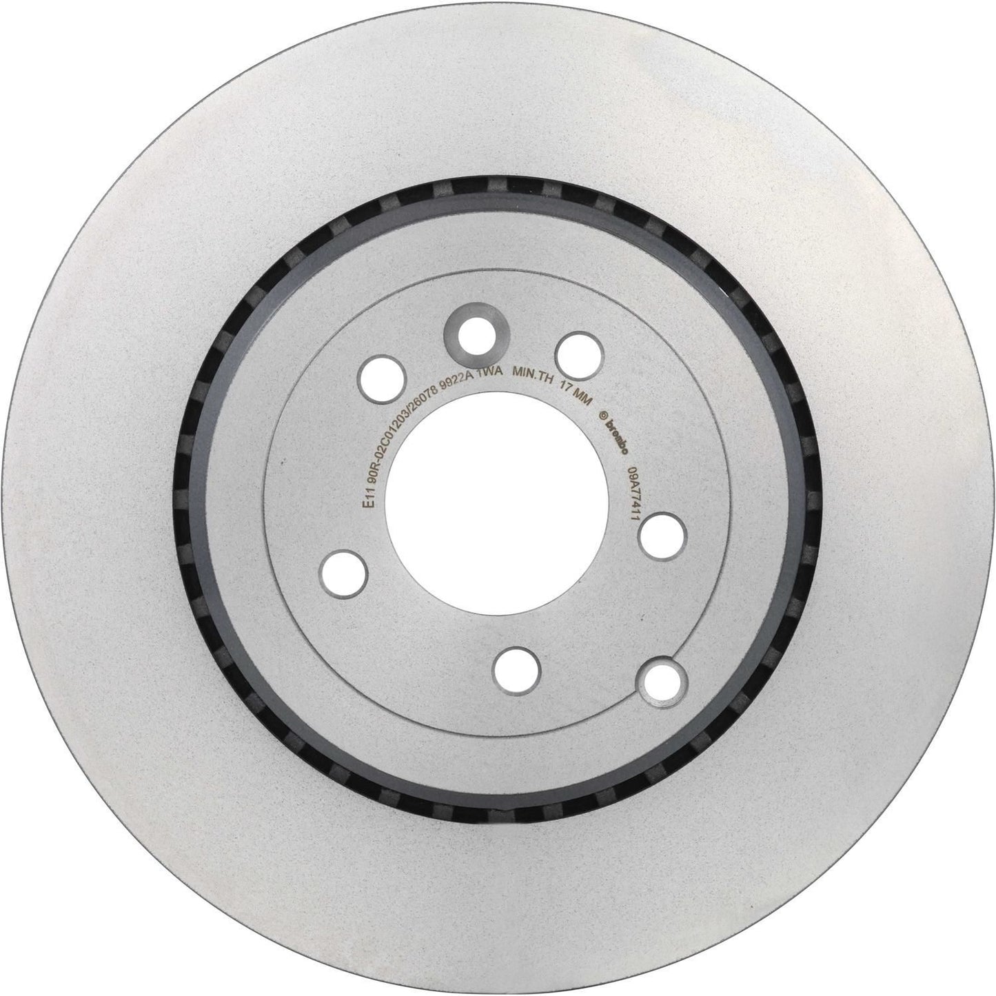 BRE-09.A774.11 - PAR DE DISCOS DE FRENO TRASEROS PARA LAND ROVER RANGE ROVER SPORT AUTOBIOGRAPHY 2011-2013