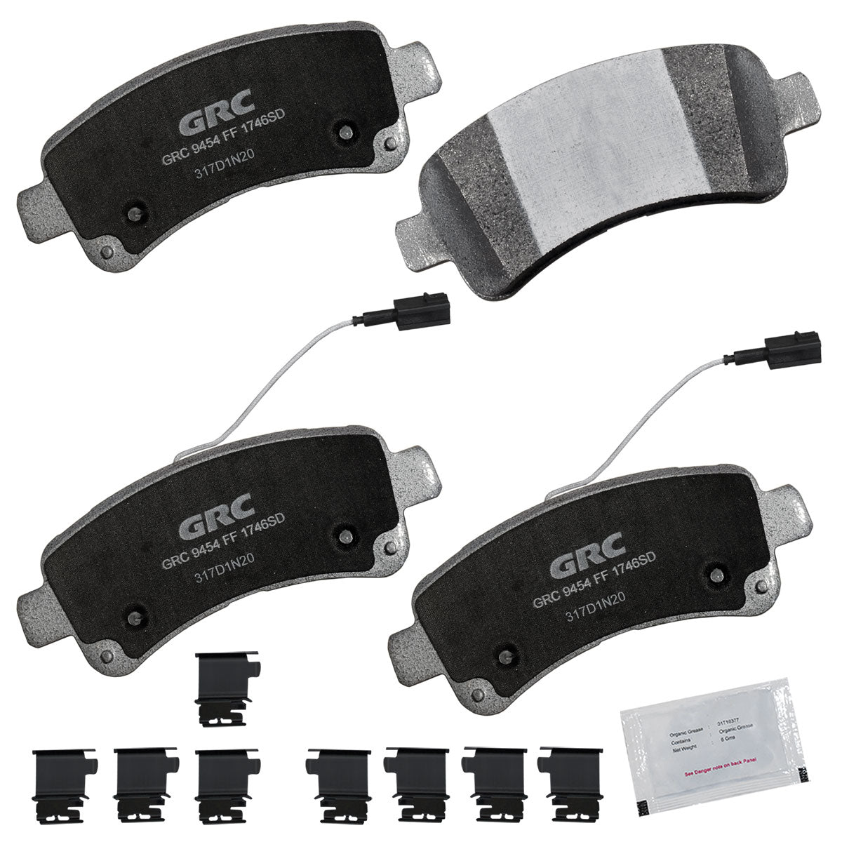 GPRD1746SD - BALATAS SEMIMETALICAS TRASERAS PARA RAM PROMASTER 1500 2015-2021