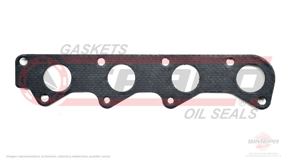 MEX-8640090-1 - EMPAQUE MULTIPLE DE ESCAPE PARA VOLKSWAGEN LUPO L4 1.6 L 8 V. SOHC EA111 BAH 2005-2009