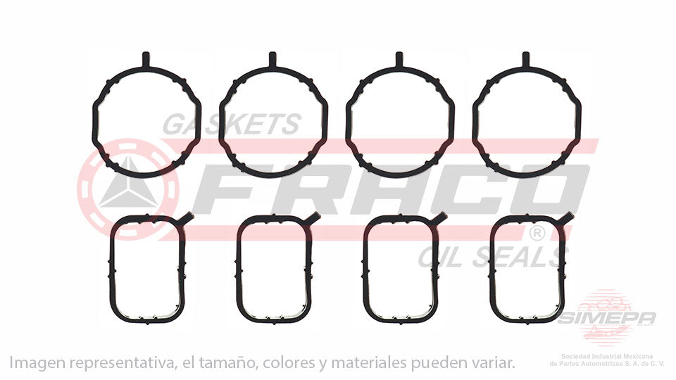 MIX-8640095 - EMPAQUE MULTIPLE DE ADMISION PARA VOLKSWAGEN VENTO L4 1.6 L DIESEL 16 V. DOHC DIESEL 2013-2017