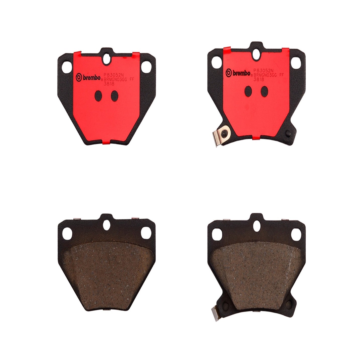BRE-P83052N - BALATAS TRASERAS PARA TOYOTA COROLLA XRS 2005-2006