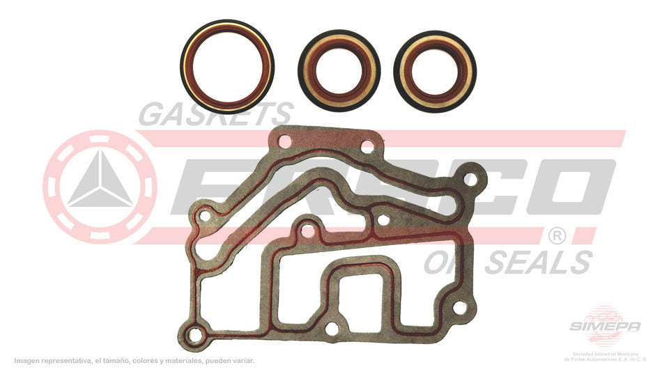 TCX-6540170 - EMPAQUE DE TAPA DE DISTRIBUCION PARA RENAULT MEGANE L4 1.8 L 16 V. DOHC F4P 2001-2003