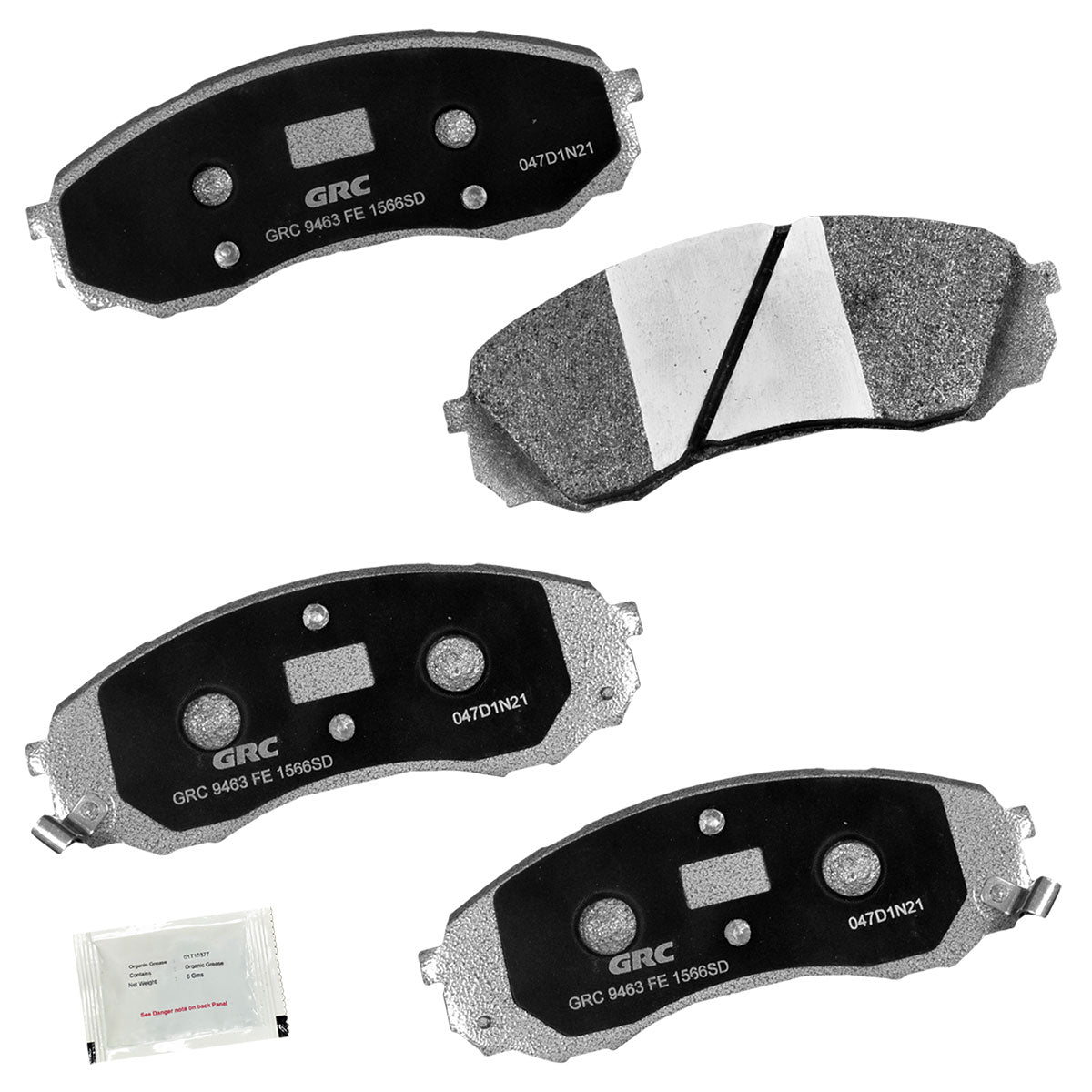 GPRD1566SD - BALATAS SEMIMETALICAS DELANTERAS PARA DODGE H100 VAN 2010-2013