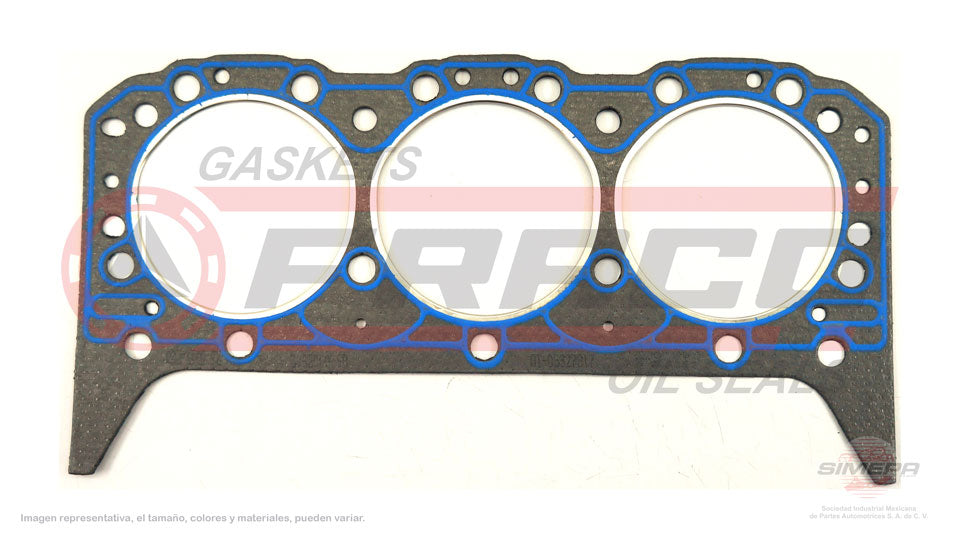 HGX-3062060-SB - EMPAQUE DE CABEZA PARA CHEVROLET CAMARO V6 3.8 L 229 CID 12 V. OHV VIN 9K 1980-1981