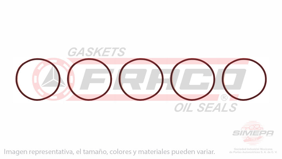 MUX-8750010 - EMPAQUE DE PLENUM PARA FORD FOCUS L5 2.5 L TURBO 20 V. DOHC HYDA 2007-2011