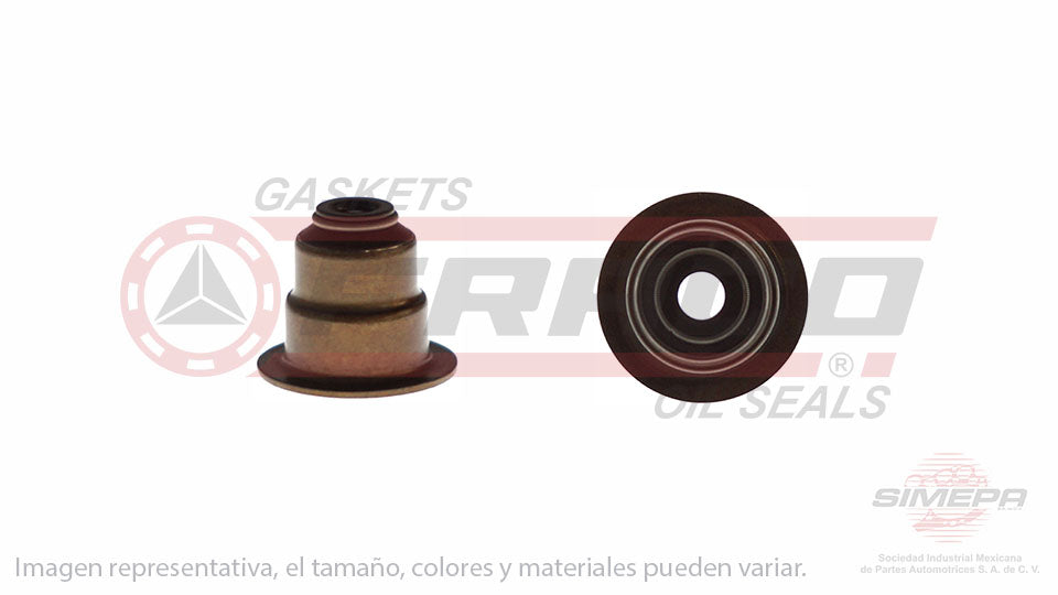 S-2433-V - (50 PIEZAS) SELLO DE VALVULA (RETEN) PARA FORD CONTOUR L4 2.0 L DOHC 16 V. ZETEC 1995-2000
