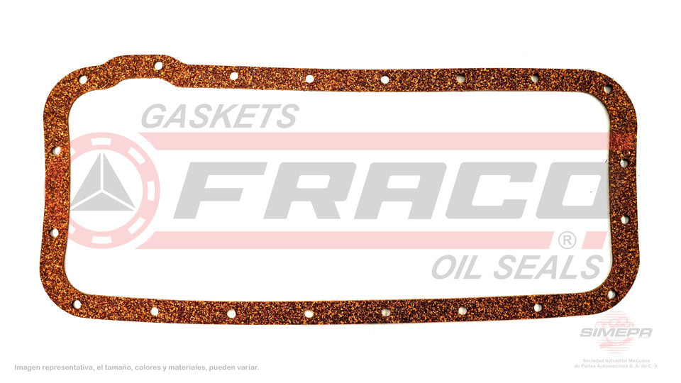 OSX-2682090 - EMPAQUE DE CARTER PARA FORD 300 V8 5.8 L 16 V. OHV 1963