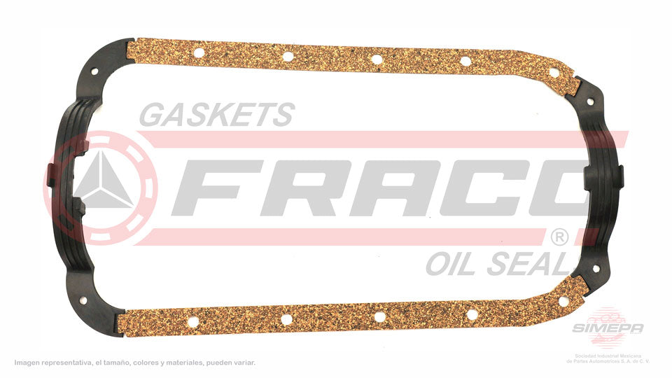 OSX-2662054-1 - EMPAQUE DE CARTER PARA FORD AEROSTAR V6 3.0 L VULCAN 12 V. OHV 1990-1997