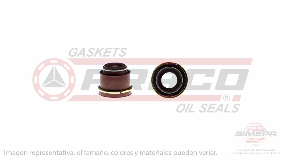 S-8129-V - (50 PIEZAS) SELLO DE VALVULA (RETEN) PARA CHEVROLET LUV L4 1.8 L 8 V. SOHC 1976-1982