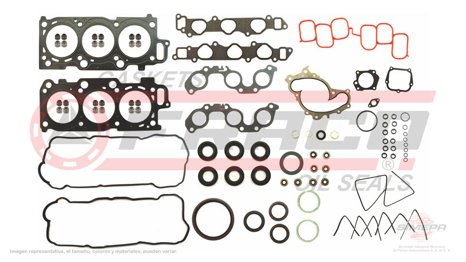 FSX-8062040 - JUEGO DE EMPAQUES PARA LEXUS ES330 V6 3.3 L 24 V. DOHC 3MZFE 2004-2006