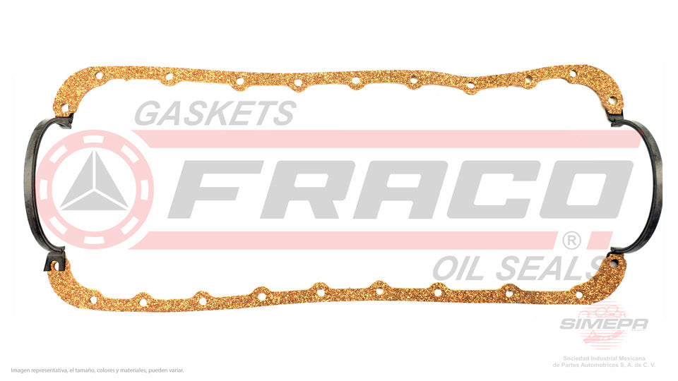 OSX-2682130 - EMPAQUE DE CARTER PARA FORD B600 V8 6.1 L 16 V. OHV 1980-1989