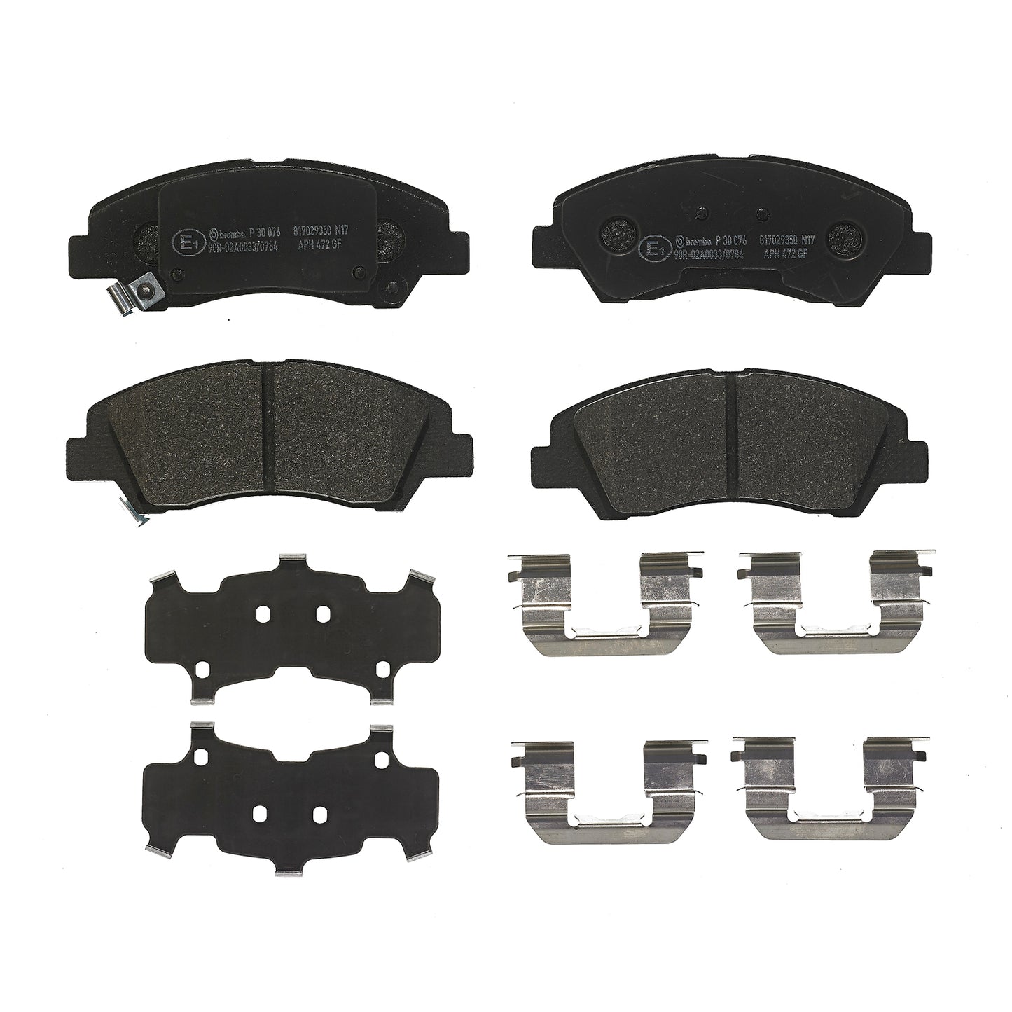 BRE-P30076 - BALATAS DELANTERAS PARA HYUNDAI GRAND I10 GL 2015-2019