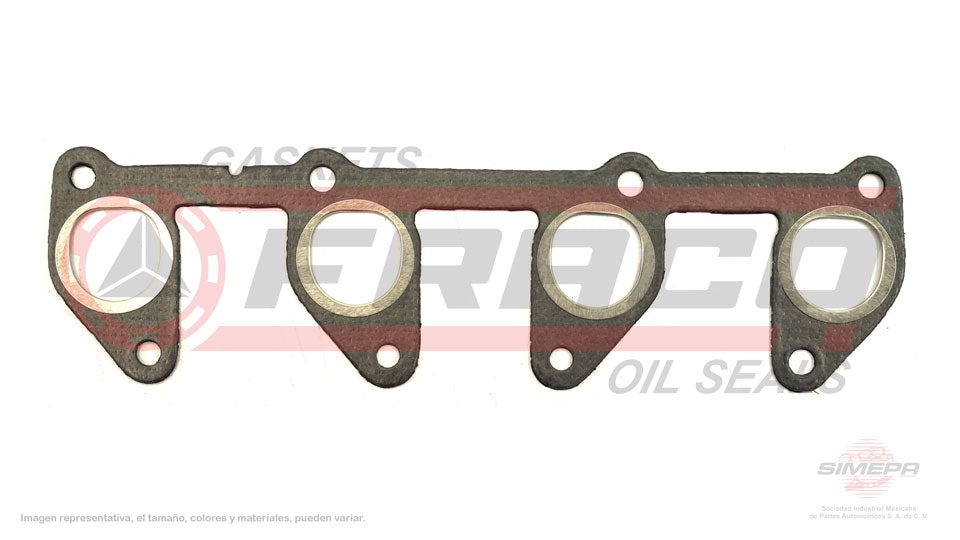 MEX-6040021 - EMPAQUE MULTIPLE DE ESCAPE PARA CHEVROLET CHEVY L4 1.4 L 8 V. SOHC C14NZ 1994-2002