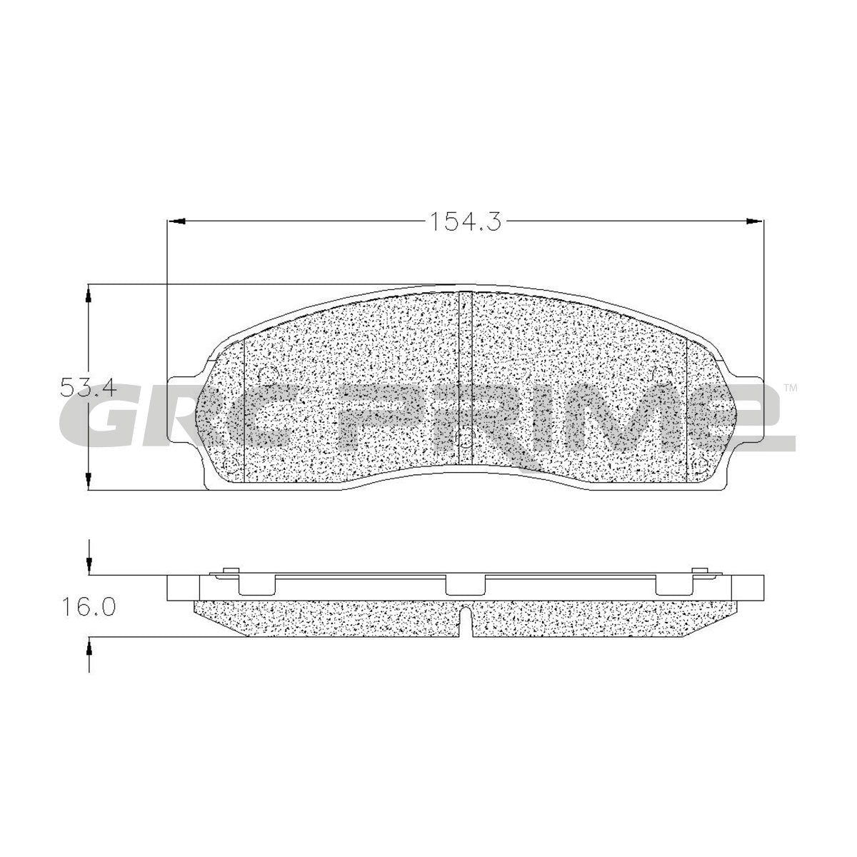 GPRD833SD - BALATAS SEMIMETALICAS DELANTERAS PARA FORD EXPLORER 4.0L 2004-2005