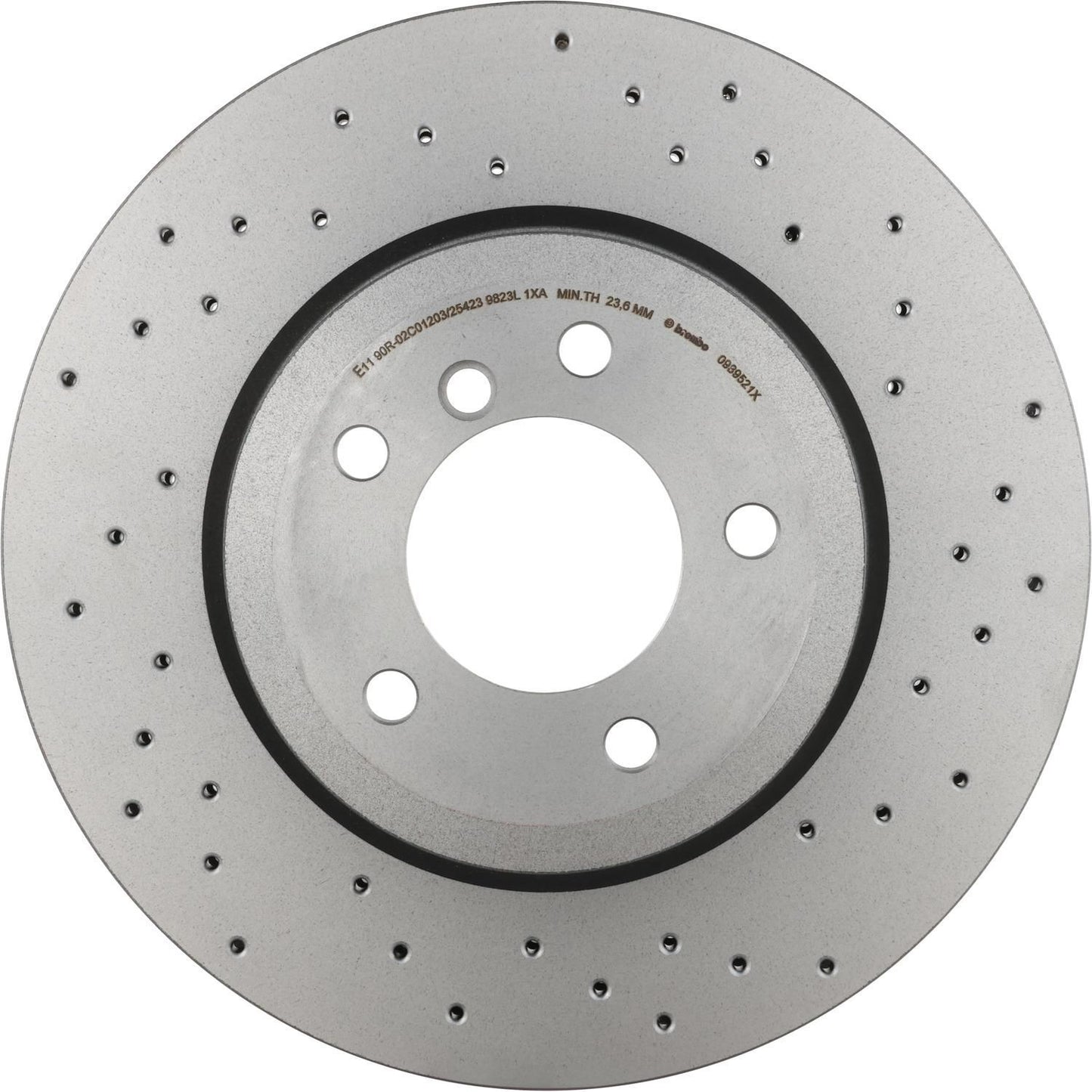 BRE-09.8952.1X - PAR DE DISCOS DE FRENO DELANTEROS PARA BMW 330CI BASE 2001-2006