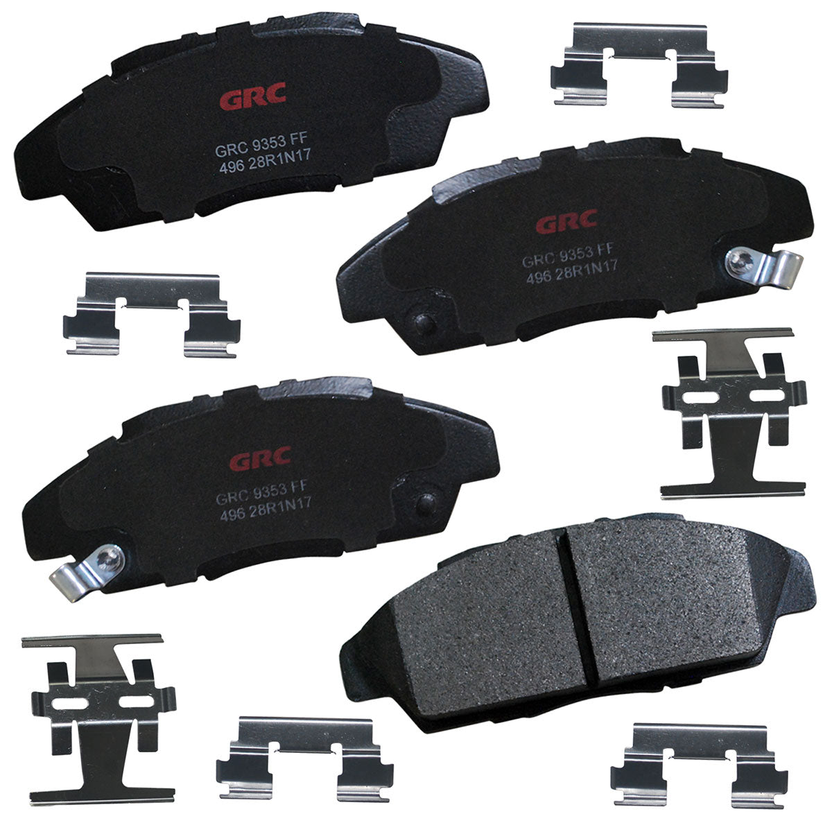 GMD496 - BALATAS SEMIMETALICAS DELANTERAS PARA HONDA ACCORD 2.2L 1991-1991