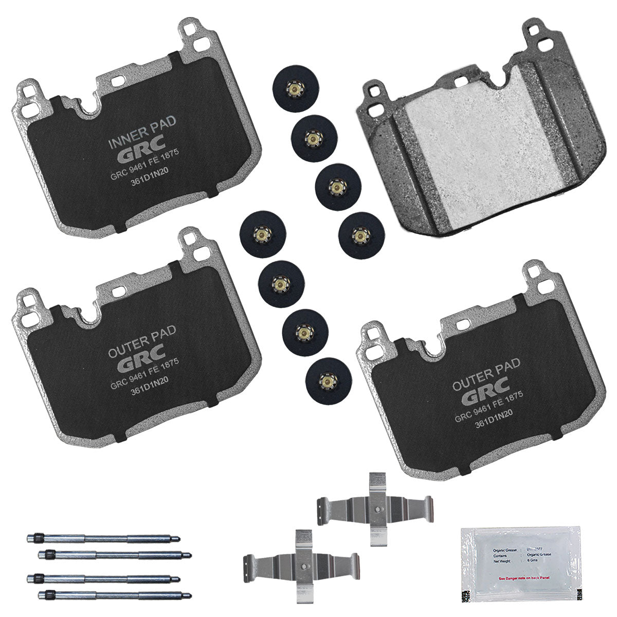 GPRD1875 - BALATAS SEMIMETALICAS DELANTERAS PARA BMW 228I GRAN COUPE 2021-2024