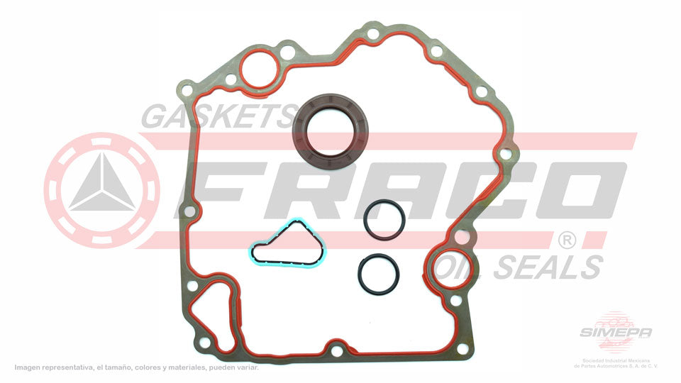 TCX-0282005 - EMPAQUE DE TAPA DE DISTRIBUCION PARA CHRYSLER ASPEN V8 4.7 L 16 V SOHC 2007-2009
