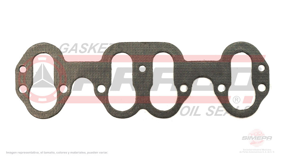 MIX-8640161 - EMPAQUE MULTIPLE DE ADMISION PARA AUDI 4000 L4 1.8 L 8 V. SOHC 1984-1987