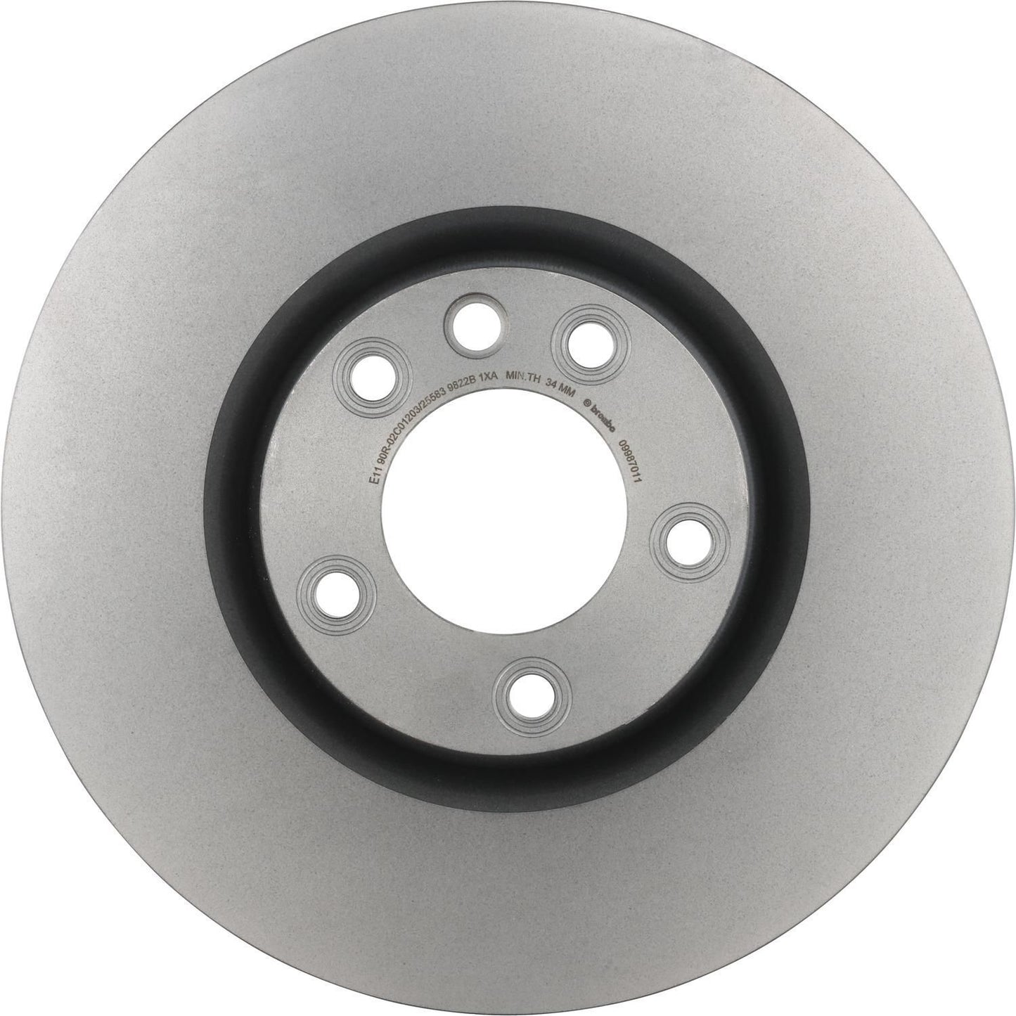 BRE-09.9870.11 - PAR DE DISCOS DE FRENO DELANTEROS PARA PORSCHE CAYENNE TURBO 2008-2008