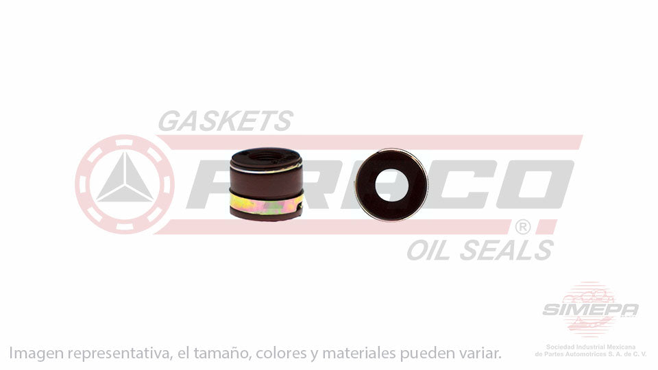 S-9508-V - (50 PIEZAS) SELLO DE VALVULA (RETEN) PARA FORD F-100 V6 3.8 L 12 V. OHV 1982-1983