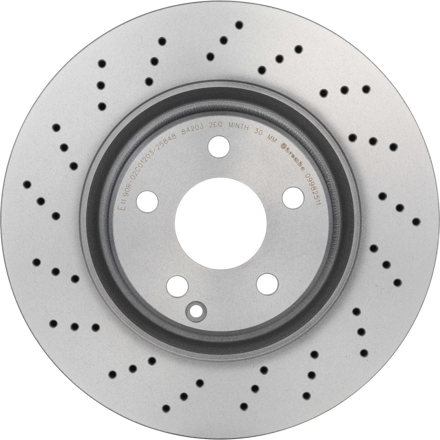 BRE-09.9825.11 - PAR DE DISCOS DE FRENO DELANTEROS PARA MERCEDES-BENZ E350 SPORT 2006-2006