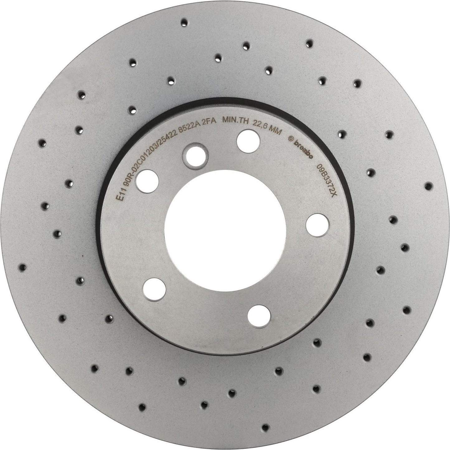 BRE-09.B337.2X - PAR DE DISCOS DE FRENO DELANTEROS PARA BMW 320I BASE 2012-2018