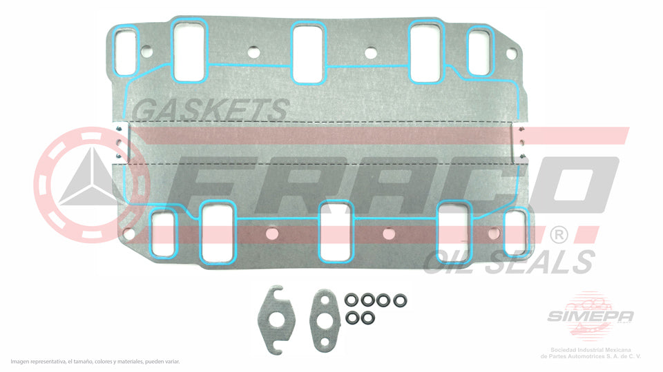 MIX-1162042-1 - EMPAQUE MULTIPLE DE ADMISION PARA CHRYSLER TOWN & COUNTRY V6 3.3 L 12 V. OHV 2001-2010