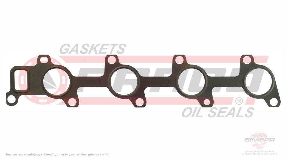 MEX-5440001 - EMPAQUE MULTIPLE DE ESCAPE PARA MERCEDES BENZ SPRINTER L4 2.1 L DIESEL 16 V. DOHC OM611 OM646 2007-2017