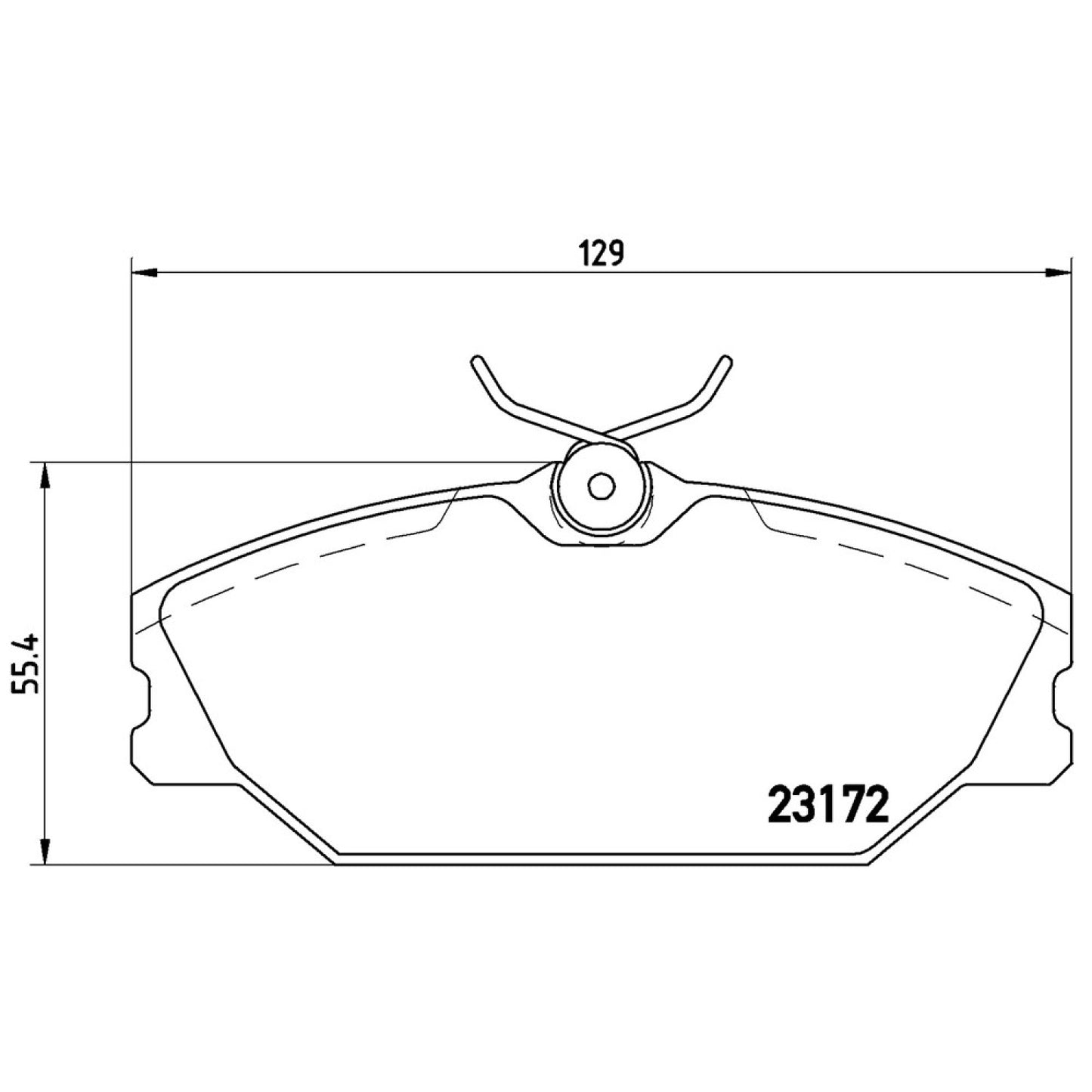 BRE-P68027 - BALATAS DELANTERAS PARA RENAULT CLIO BLUE EDITION 2004-2004