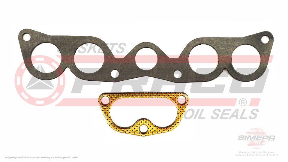 MIX-5340120 - EMPAQUE MULTIPLE DE ADMISION PARA FORD COURIER L4 1.8 L 8 V. SOHC 1972-1978