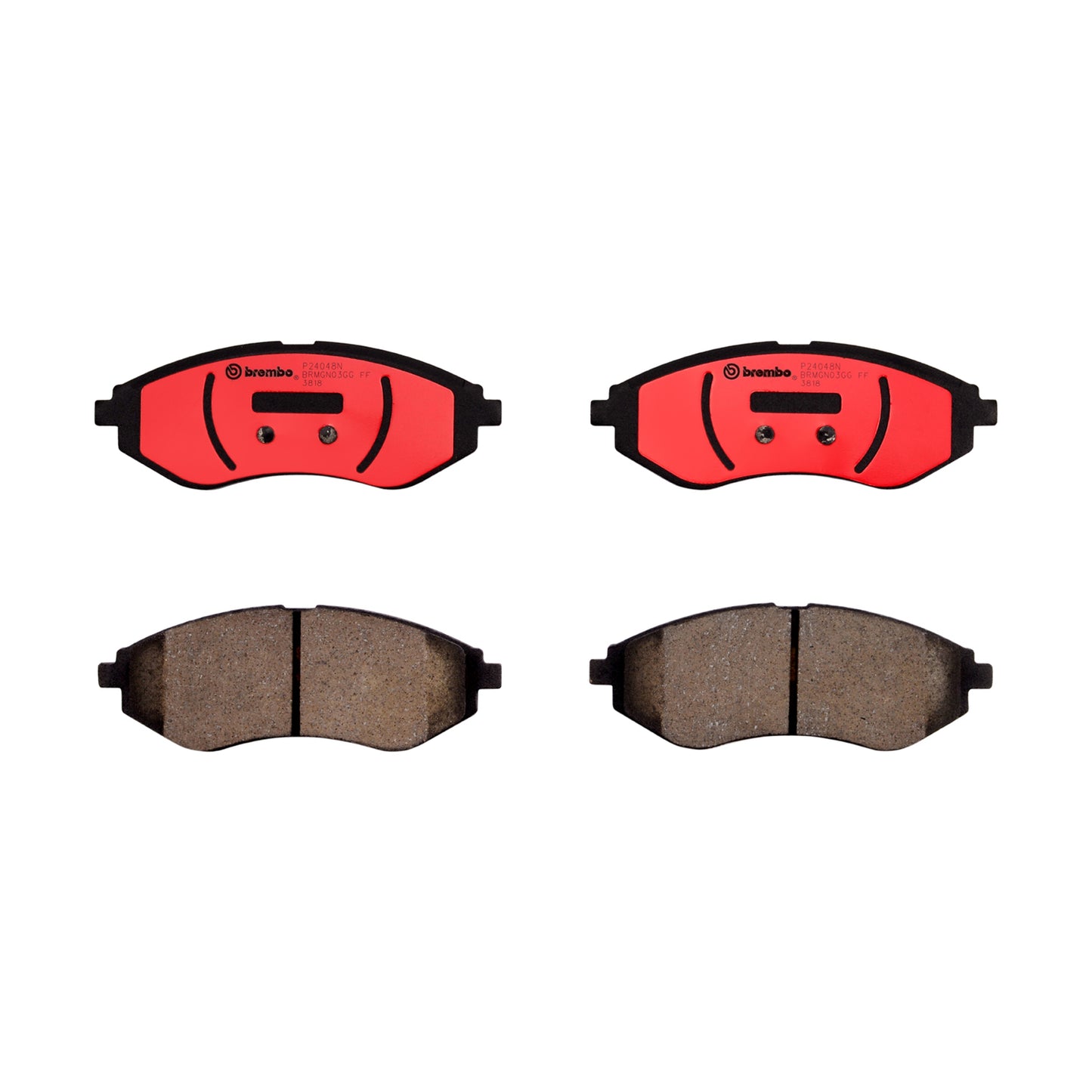 BRE-P24048N - BALATAS DELANTERAS PARA PONTIAC G3 BASE 2007-2009