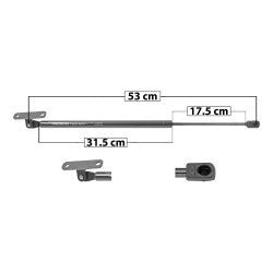 MANJ-50779 - AMORTIGUADOR 5TA PUERTA PARA NISSAN PATHFINDER 1996-2004 DERECHA/IZQUIERDA