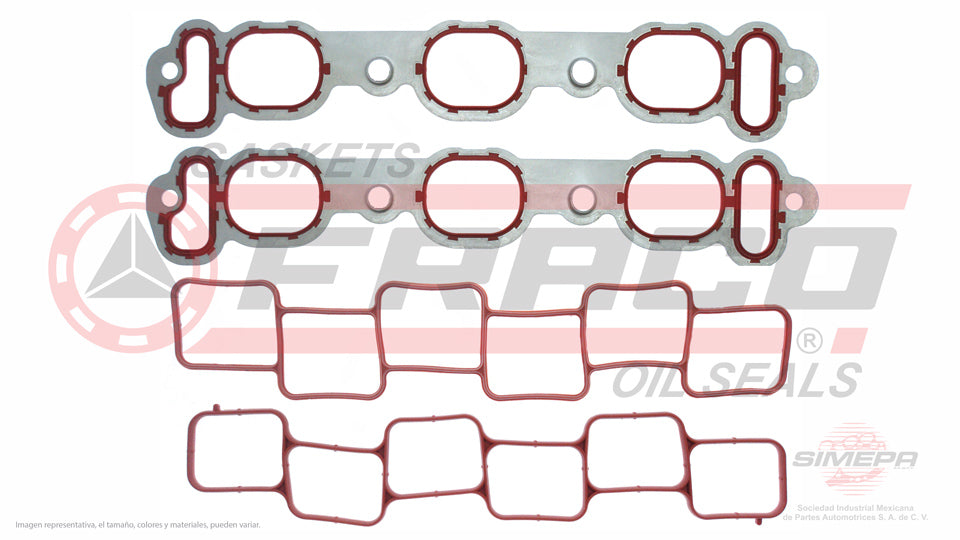MIX-1162035 - EMPAQUE MULTIPLE DE ADMISION PARA CHRYSLER 300 V6 3.5 L 24 V. SOHC 2005-2010