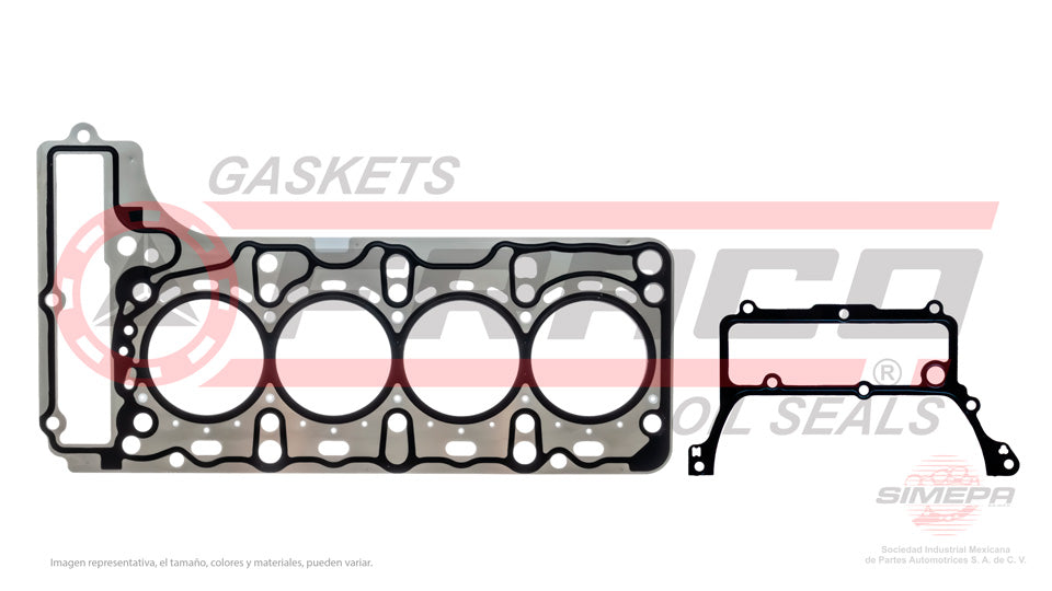 HGX-5440002-MLO - EMPAQUE DE CABEZA PARA MERCEDES BENZ SPRINTER L4 2.1 L DIESEL 16 V. DIESEL OM651 2013-2017