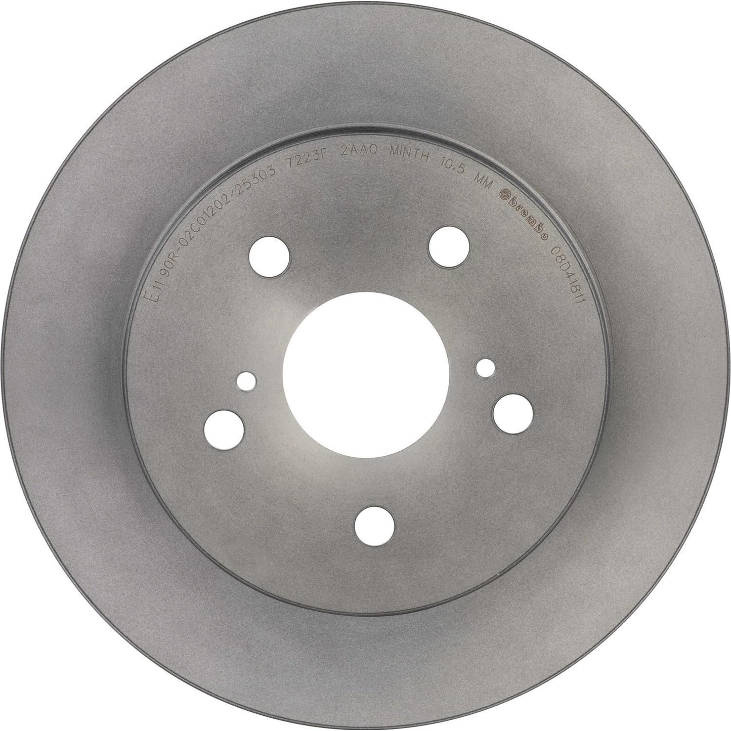 BRE-08.D418.11 - PAR DE DISCOS DE FRENO TRASEROS PARA TOYOTA CAMRY HYBRID LE 2018-2021