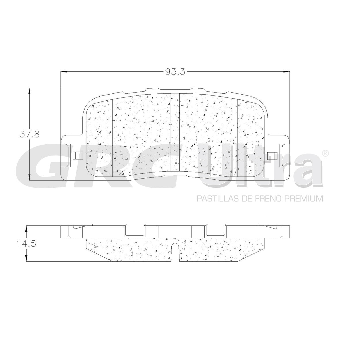 GCD885A - BALATAS CERAMICAS TRASERAS PARA LEXUS ES300 2002-2003