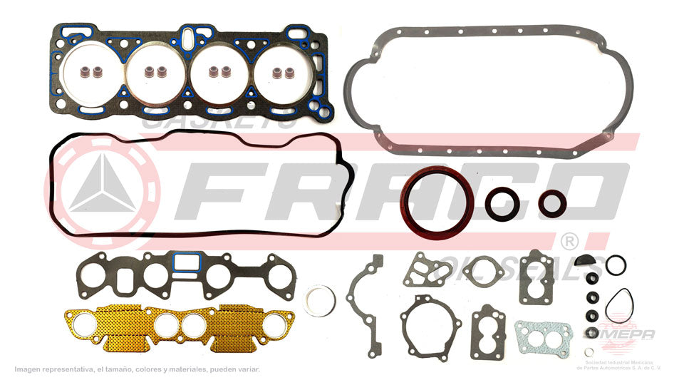 FSX-3840140 - JUEGO DE EMPAQUES PARA ISUZU AMIGO L4 2.3 L 8 V. SOHC 4ZD1 1990-1993