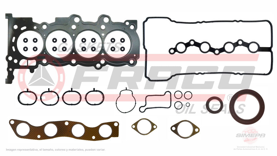 FSX-3640012 - JUEGO DE EMPAQUES PARA HYUNDAI I10 L4 1.2 L 16 V. DOHC G4LA 2009-2014