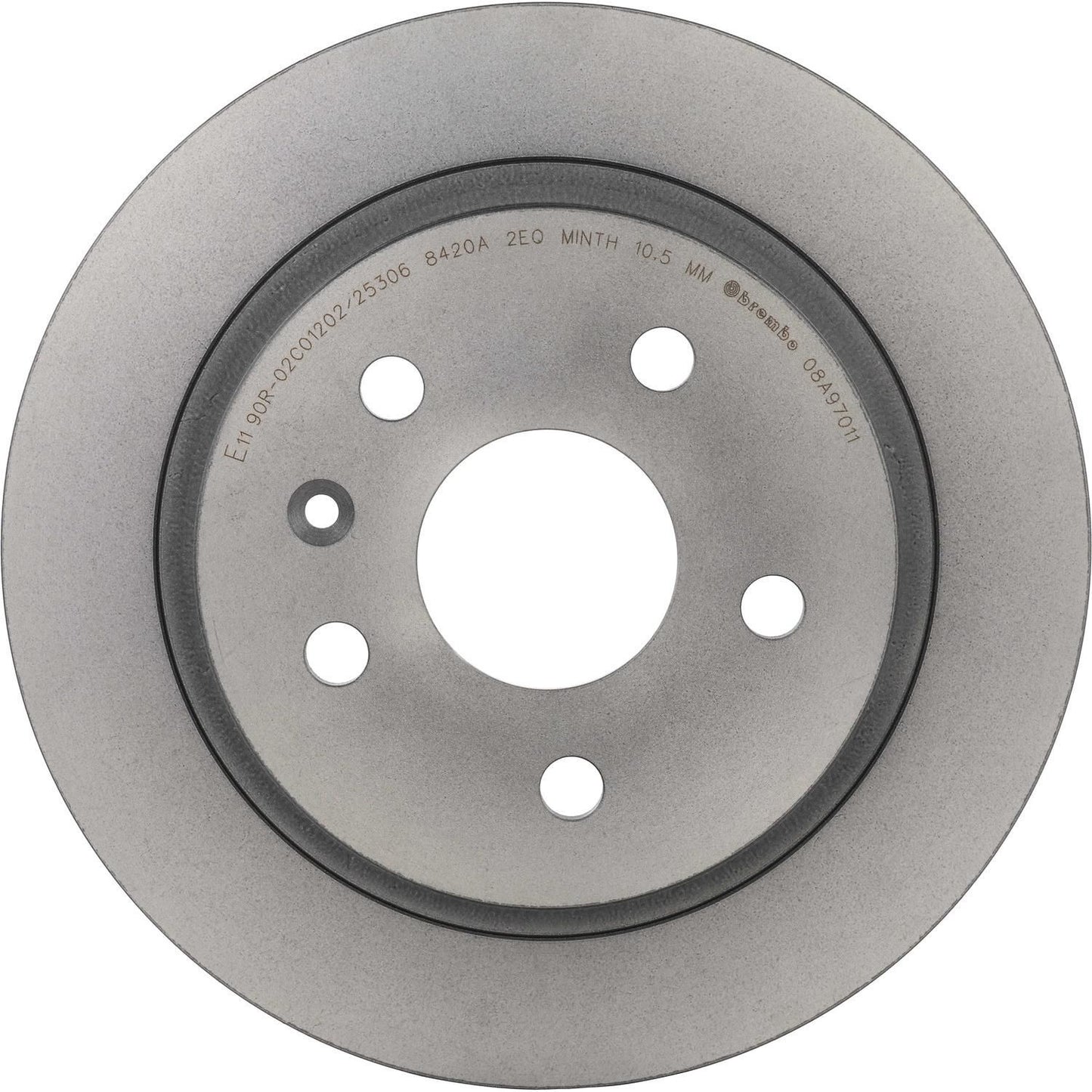 BRE-08.A970.11 - PAR DE DISCOS DE FRENO TRASEROS PARA CHEVROLET MALIBU ECO 2013-2014