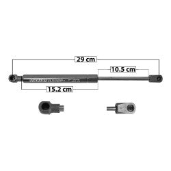 MANJ-50886 - AMORTIGUADOR CAJUELA PARA CHRYSLER 200 2011-2014 DERECHA/IZQUIERDA
