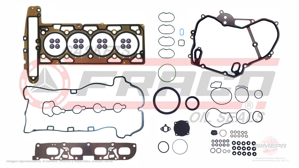 FSX-3040108 - JUEGO DE EMPAQUES PARA BUICK LACROSSE L4 2.4 L 16 V DOHC LAF LUK 2010-2016
