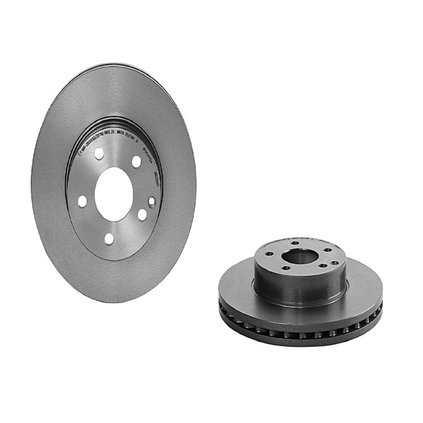 BRE-09.B280.41 - PAR DE DISCOS DE FRENO DELANTEROS PARA MERCEDES-BENZ C200 BASE 2013-2013