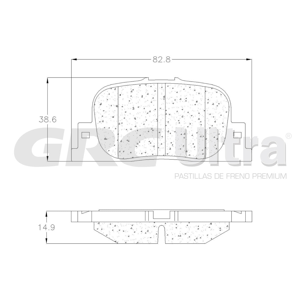 GCD835 - BALATAS CERAMICAS TRASERAS PARA LEXUS ES300 2000-2001